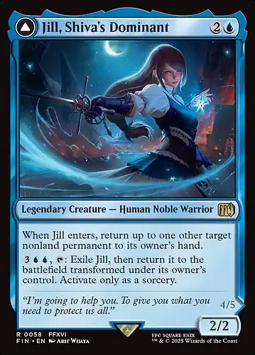 Jill, Shiva's Dominant - fin Spoiler