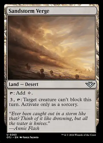 Sandstorm Verge - otj Spoiler