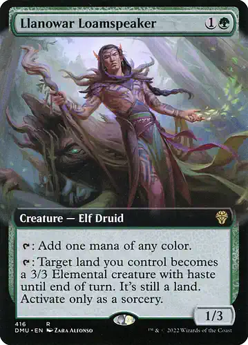 Llanowar Loamspeaker - dmu Spoiler