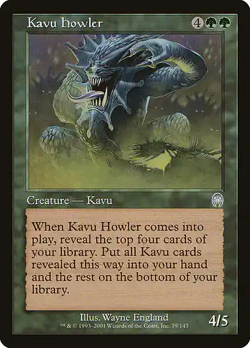 Kavu Howler - apc Spoiler