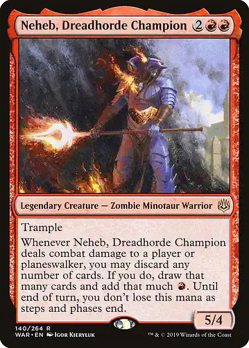 Neheb, Dreadhorde Champion - war Spoiler