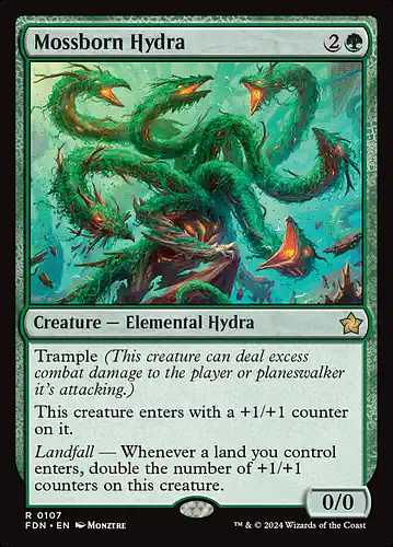Mossborn Hydra - fdn Spoiler