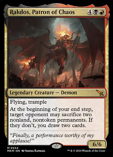 Rakdos, Patron of Chaos - mkm Spoiler