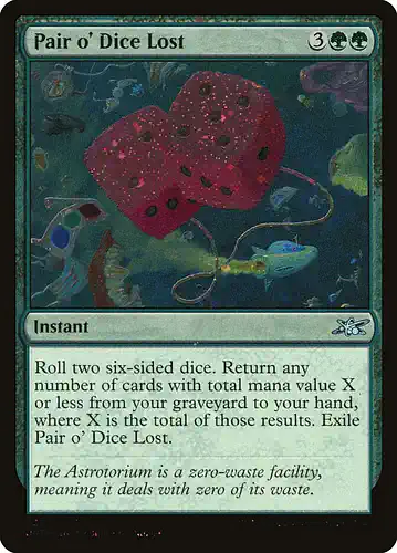 Pair o' Dice Lost - unf Spoiler