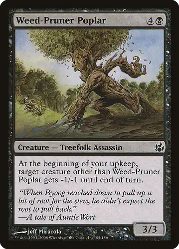 Weed-Pruner Poplar - mor Spoiler