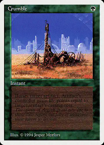 Crumble - sum Spoiler