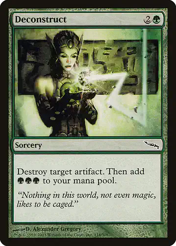 Deconstruct - mrd Spoiler
