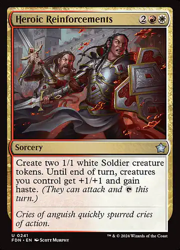 Heroic Reinforcements - fdn Spoiler