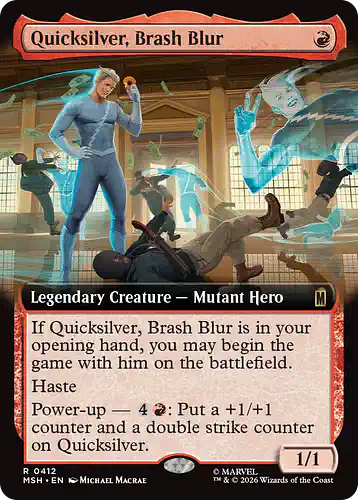 Quicksilver, Brash Blur - msh Spoiler