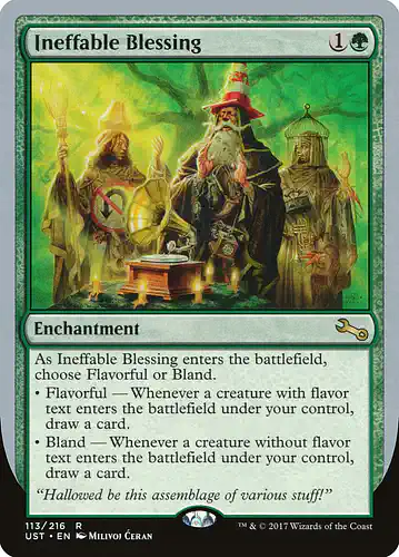 Ineffable Blessing - ust Spoiler