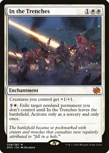 In the Trenches - bro Spoiler