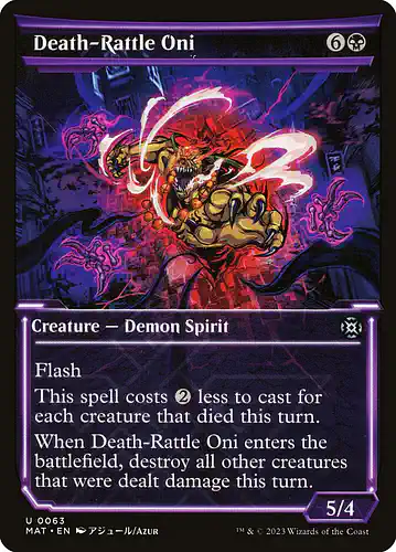 Death-Rattle Oni - mat Spoiler
