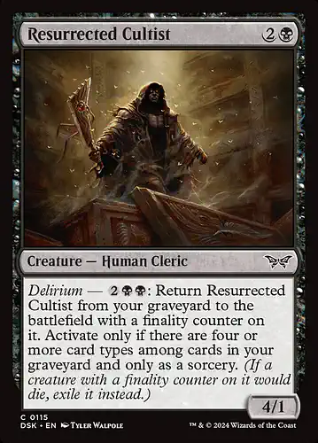 Resurrected Cultist - dsk Spoiler