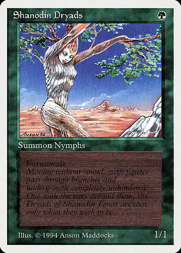 Shanodin Dryads - sum Spoiler