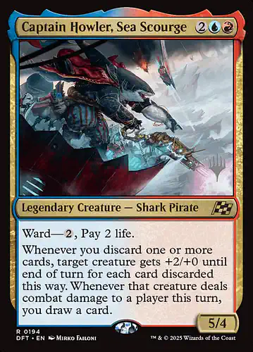 Captain Howler, Sea Scourge - dft Spoiler