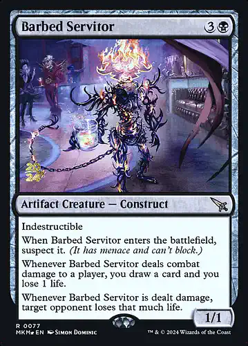 Barbed Servitor - mkm Spoiler