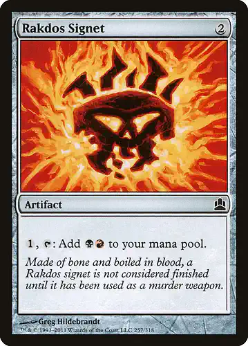 Rakdos Signet - cmd Spoiler