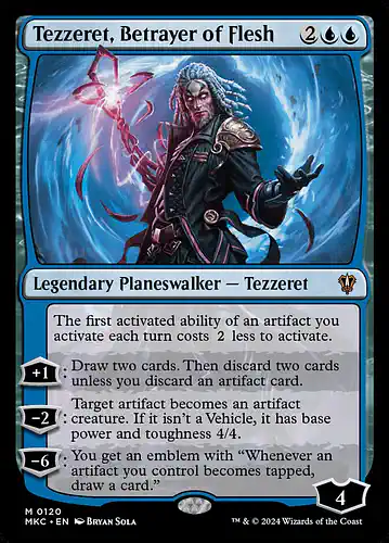 Tezzeret, Betrayer of Flesh - mkc Spoiler