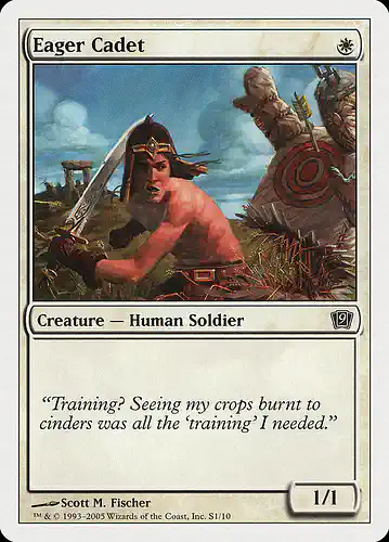 Eager Cadet - 9ed Spoiler