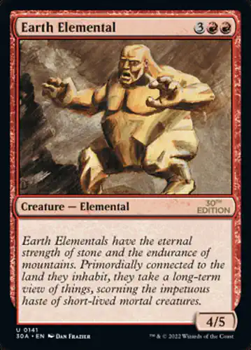 Earth Elemental - 30a Spoiler