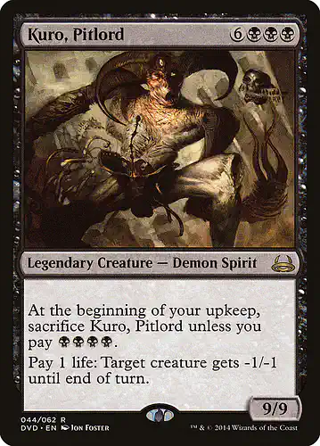 Kuro, Pitlord - dvd Spoiler
