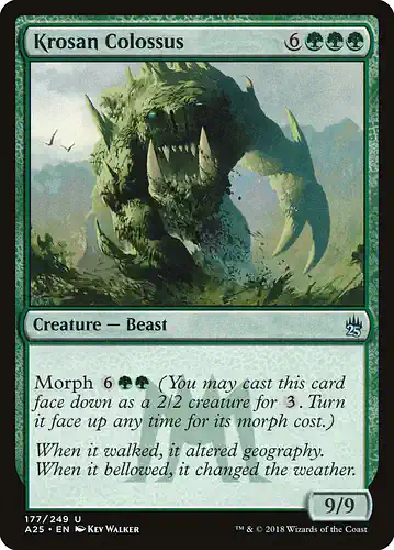 Krosan Colossus - a25 Spoiler