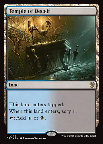 Temple of Deceit - drc Spoiler