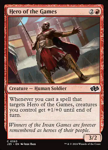 Hero of the Games - j25 Spoiler