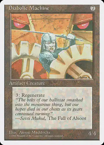 Diabolic Machine - 4ed Spoiler