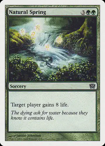 Natural Spring - 9ed Spoiler