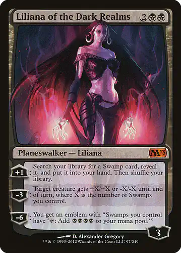 Liliana of the Dark Realms - m13 Spoiler