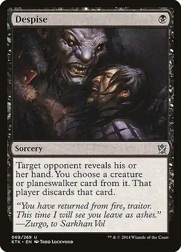 Despise - ktk Spoiler