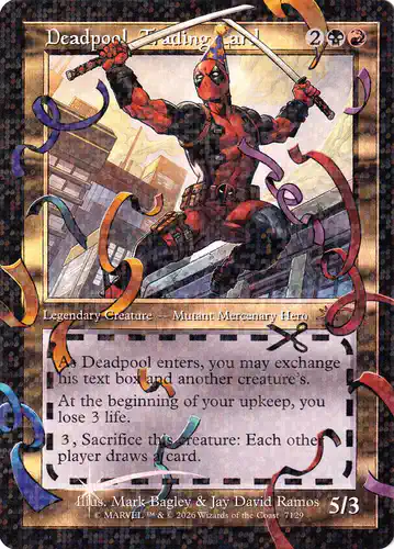 Deadpool, Trading Card - sld Spoiler