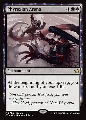 Phyrexian Arena - fdn Spoiler