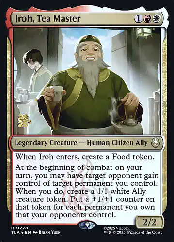 Iroh, Tea Master - tla Spoiler