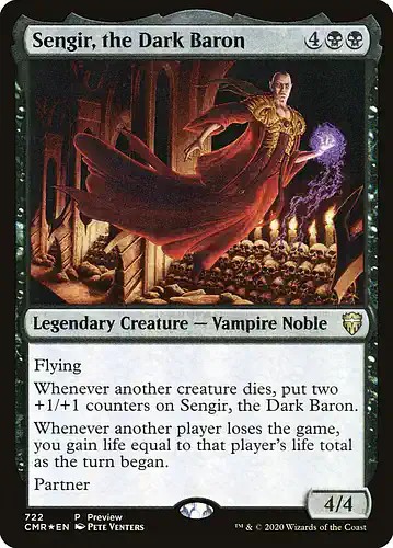 Sengir, the Dark Baron - cmr Spoiler