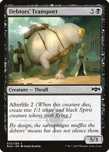 Debtors' Transport - rna Spoiler