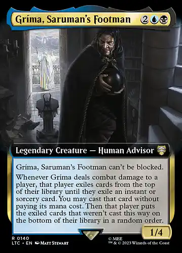 Gríma, Saruman's Footman - ltc Spoiler