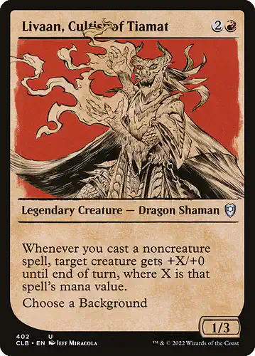 Livaan, Cultist of Tiamat - clb Spoiler