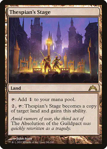 Thespian's Stage - gtc Spoiler