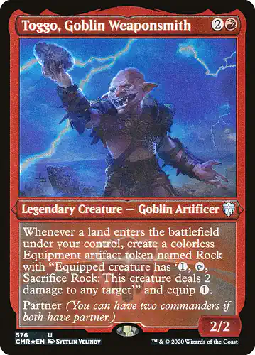 Toggo, Goblin Weaponsmith - cmr Spoiler