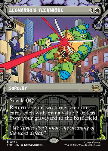 Leonardo's Technique - tmt Spoiler