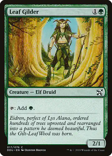 Leaf Gilder - ddu Spoiler