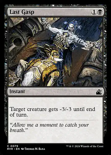 Last Gasp - rvr Spoiler