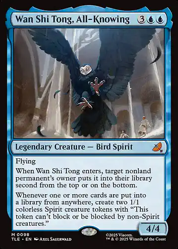 Wan Shi Tong, All-Knowing - tle Spoiler
