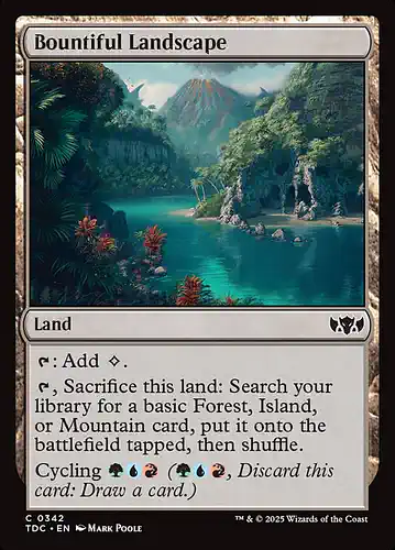 Bountiful Landscape - tdc Spoiler