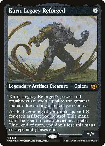 Karn, Legacy Reforged - mat Spoiler