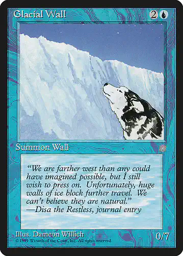 Glacial Wall - ice Spoiler