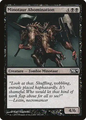 Minotaur Abomination - m14 Spoiler