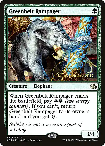 Greenbelt Rampager - aer Spoiler